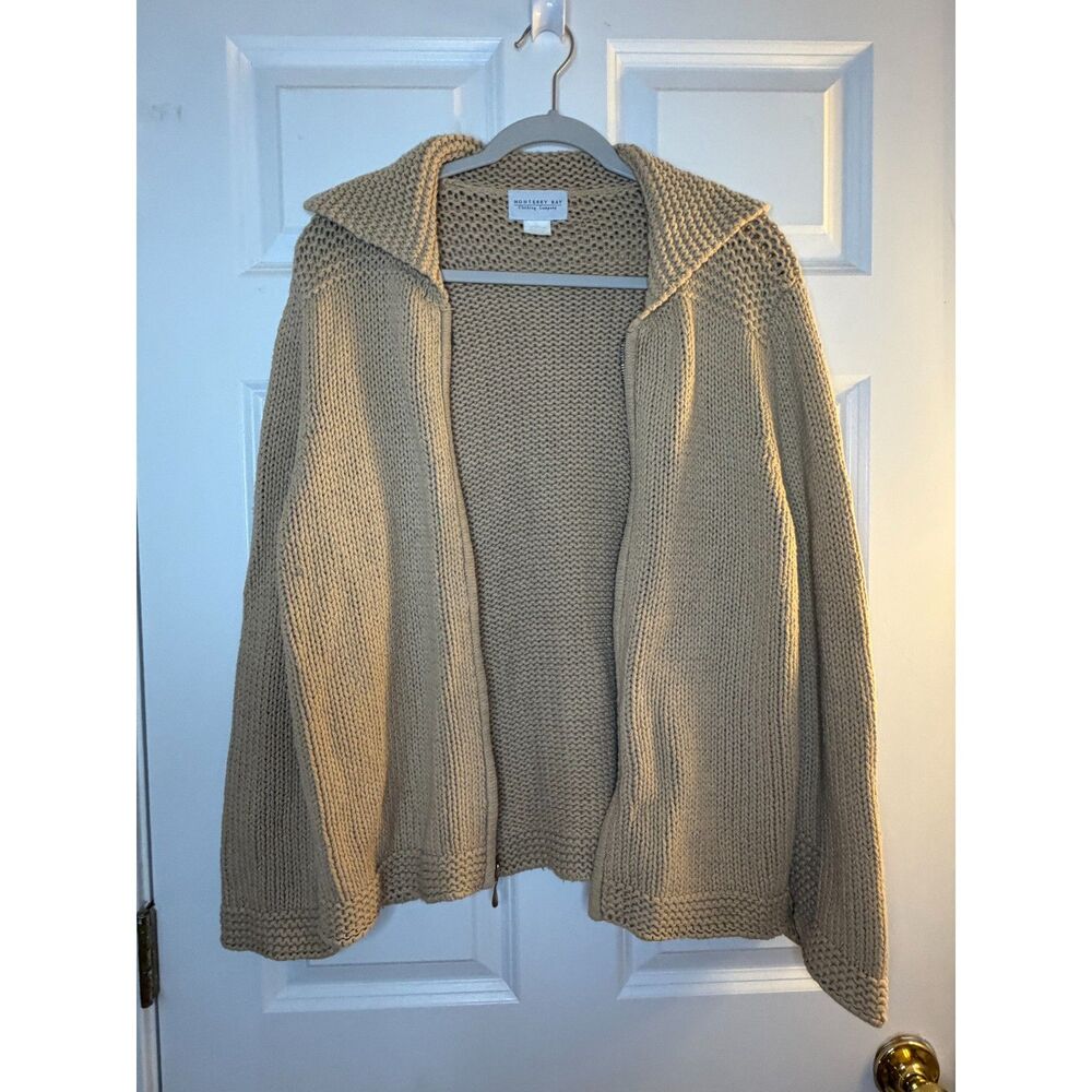 Chunky Knit Monterey Bay Cozy Zip-up Sweater